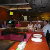 Hibatchi dinner with the Tran family and Jan in Pitman