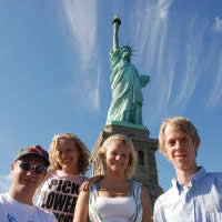 Jess, Lin, Krissy and Jared at Liberty State Park