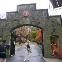 The old entrance gate to Stevens