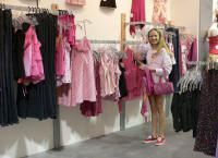 Pink shopping spree