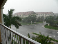 Evening rain