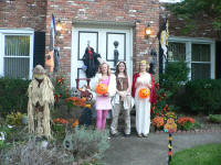 Lin, Gianna, and Krissy at Halloween